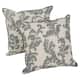 Option gray floral