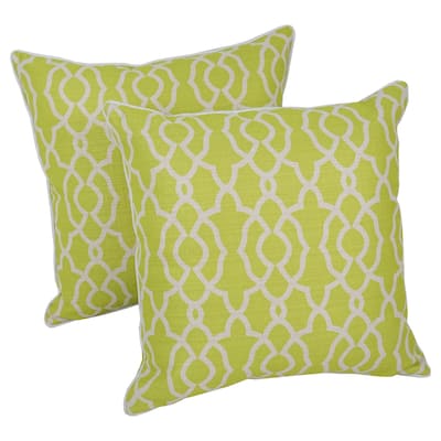 Blazing Needles 17-inch Designer Throw Pillows (Set of 2)