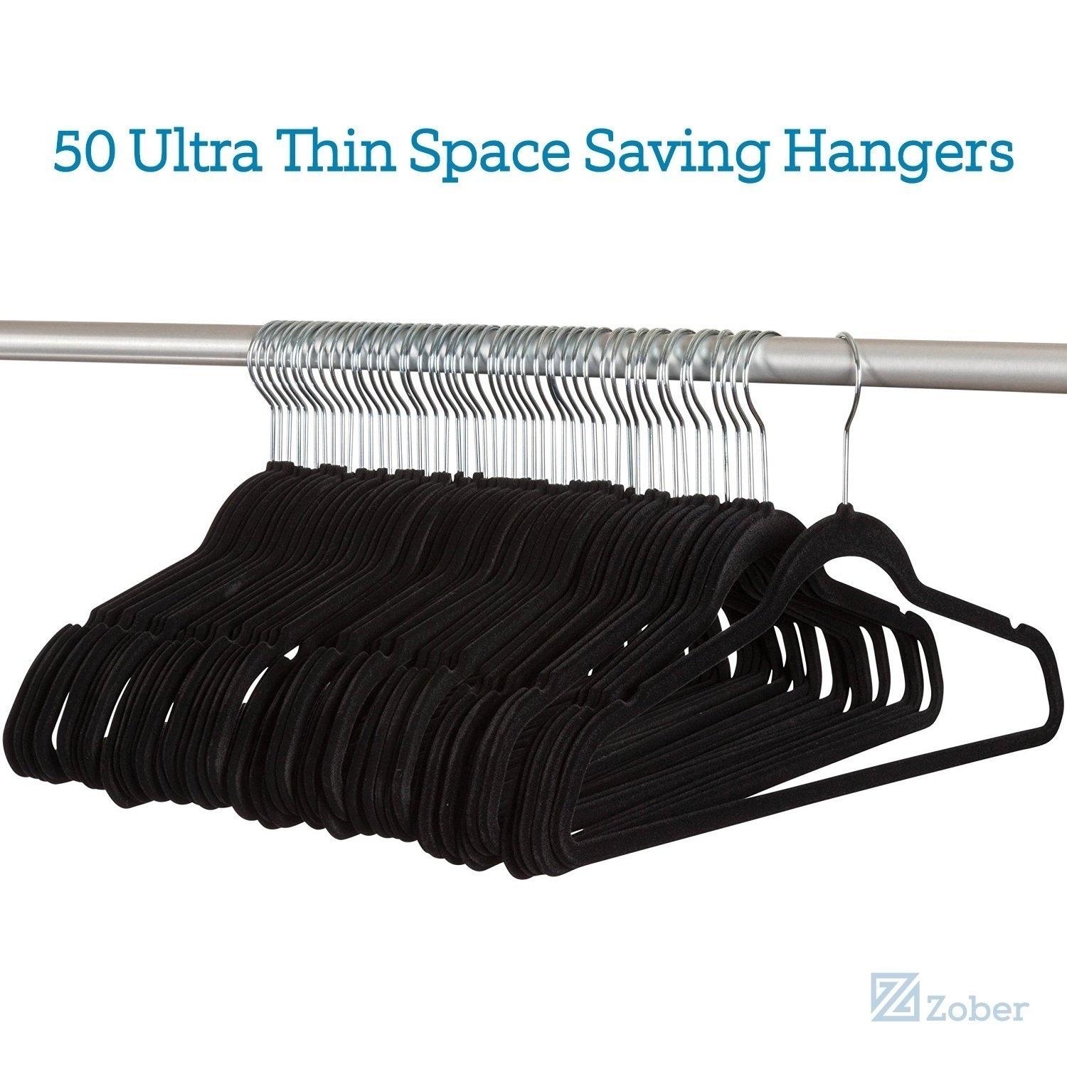 Premium Space Saving Velvet Hangers Holds Up To 10 Lbs(30/50/60/100 Packs  Option), Clothes Hangers - Bed Bath & Beyond - 29204456