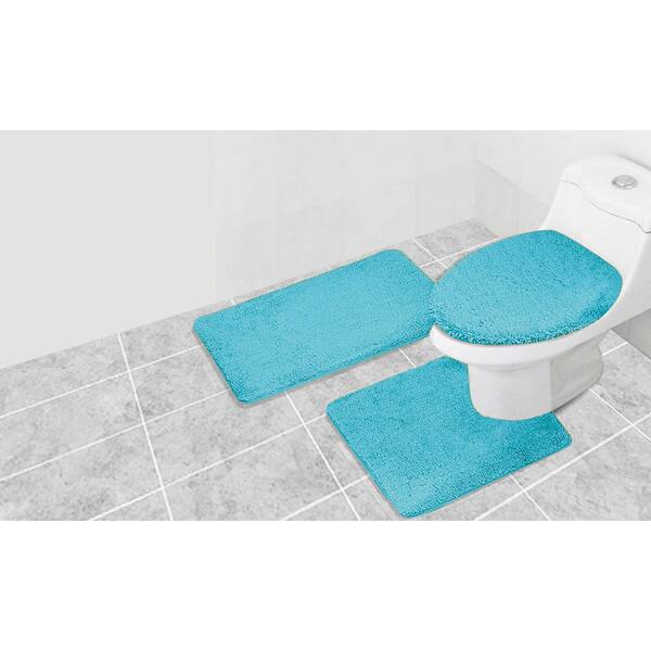 Shop 3 Piece Frisco Acrylic Bath Rug Set 20 X 30 Free Shipping