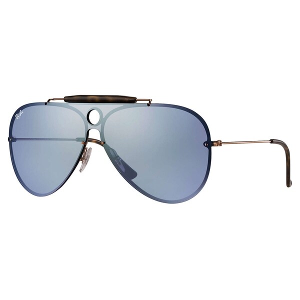 blue violet mirrored ray bans