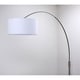 preview thumbnail 13 of 11, ORBITA Brushed Nickel LED Retractable Arc 82-Inch Dimmable Floor Lamp