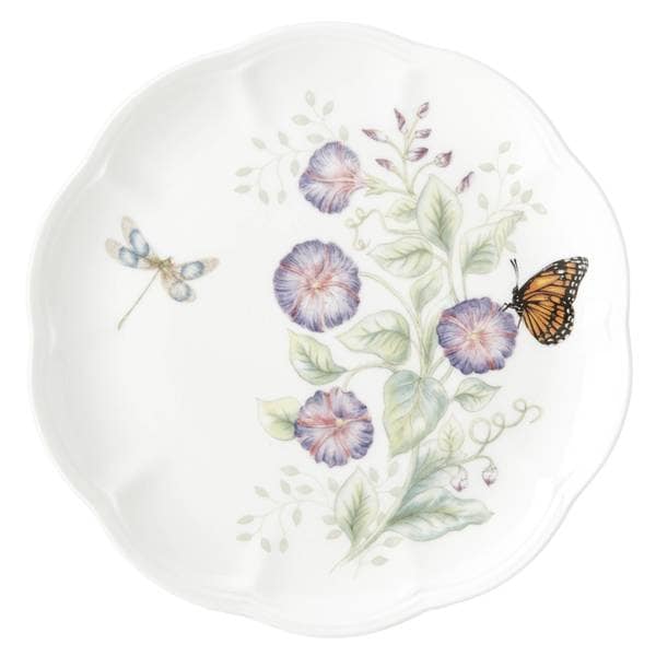 lenox butterfly meadow flutter hummingbird accent plat