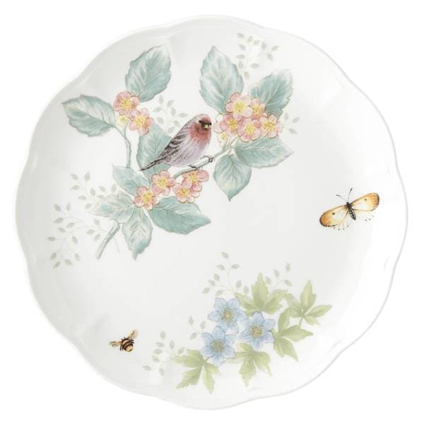 lenox butterfly meadow flutter goldfinch dinner plat