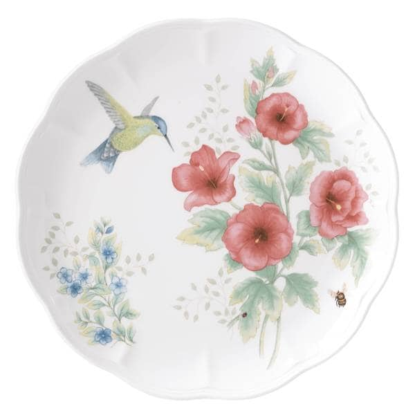 lenox butterfly meadow flutter goldfinch dinner plat