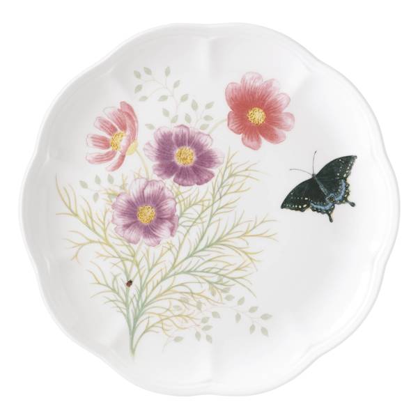 lenox butterfly meadow flutter hummingbird accent plat