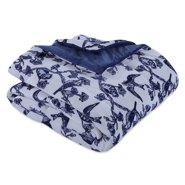 Shop Berkshire Blanket Toile Birds 3 Piece Comforter Set Free