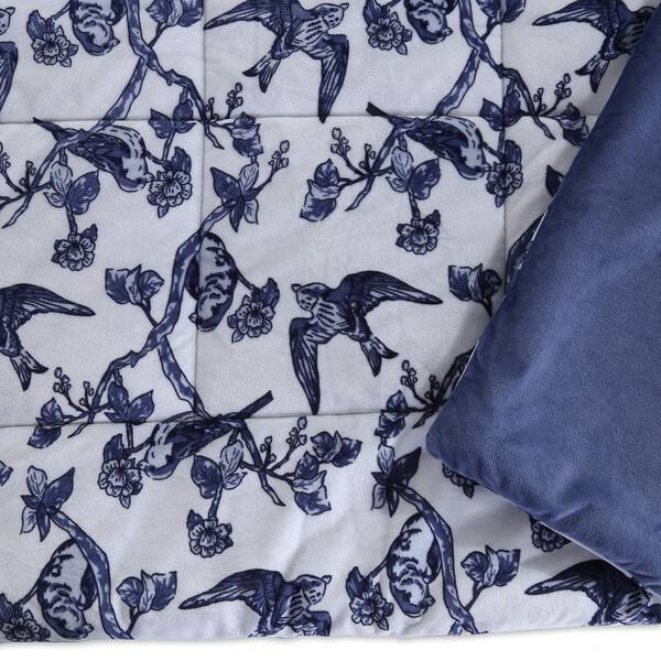 Shop Berkshire Blanket Toile Birds 3 Piece Comforter Set Free