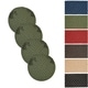 preview thumbnail 2 of 0, Mission Hill Braided Chair Pads (Set of 4)