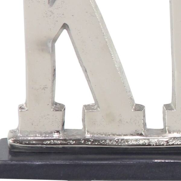 Shop Modern 8 X 24 Inch Silver Aluminum And Marble Kitchen Sign