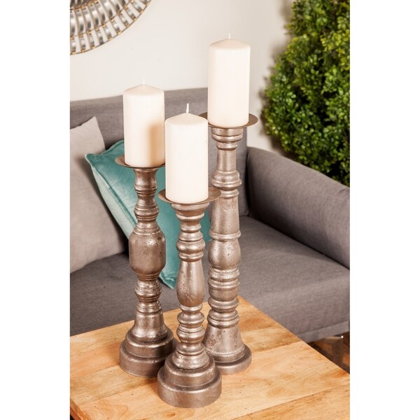 Wood Candle Holders