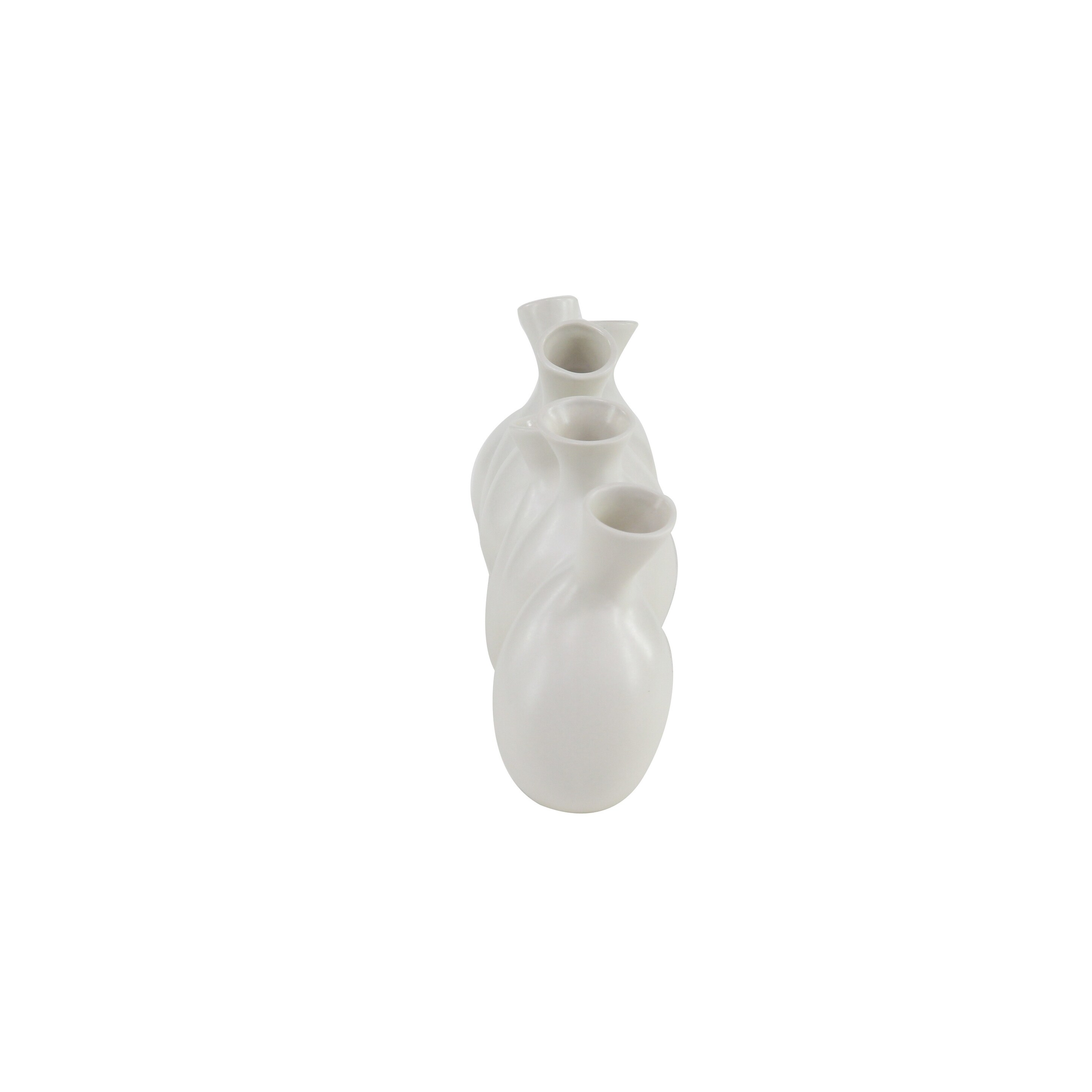 Large Modern White Ceramic Vase Cer With 6 Round Vases 17 X 7 Large Modern White Ceramic Vase Cer With 6 Round Vases 17 X 7