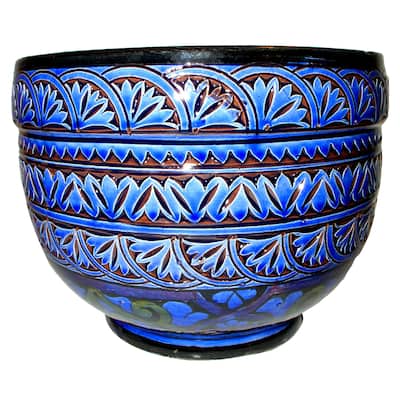 Mediterranean Ceramic Planter (Morocco)