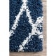 preview thumbnail 13 of 34, nuLOOM Alexa Moroccan Trellis Shag Area Rug