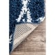 preview thumbnail 12 of 34, nuLOOM Alexa Moroccan Trellis Shag Area Rug