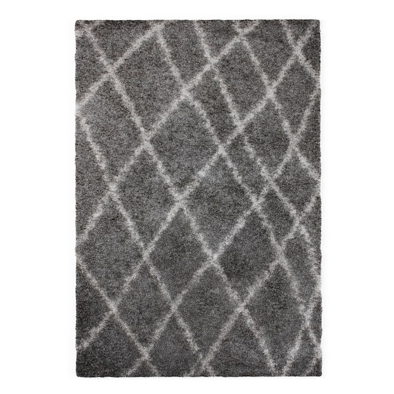 Nuloom Alexa Moroccan Trellis Shag Area Rug