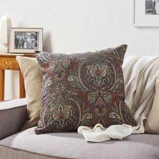 Copper Grove Standish Raj Damask Throw Pillow - Small - 16 x 16