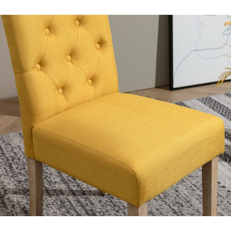 Copper Grove Schwalbach Upholstered Parsons Dining Chair (Set of 2)