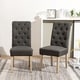 preview thumbnail 31 of 56, Copper Grove Schwalbach Upholstered Parsons Dining Chair (Set of 2) Charcoal