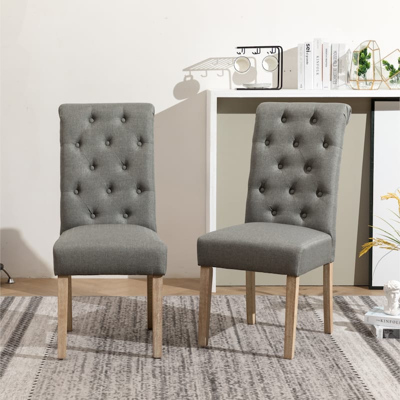 Copper Grove Schwalbach Upholstered Parsons Dining Chair (Set of 2)