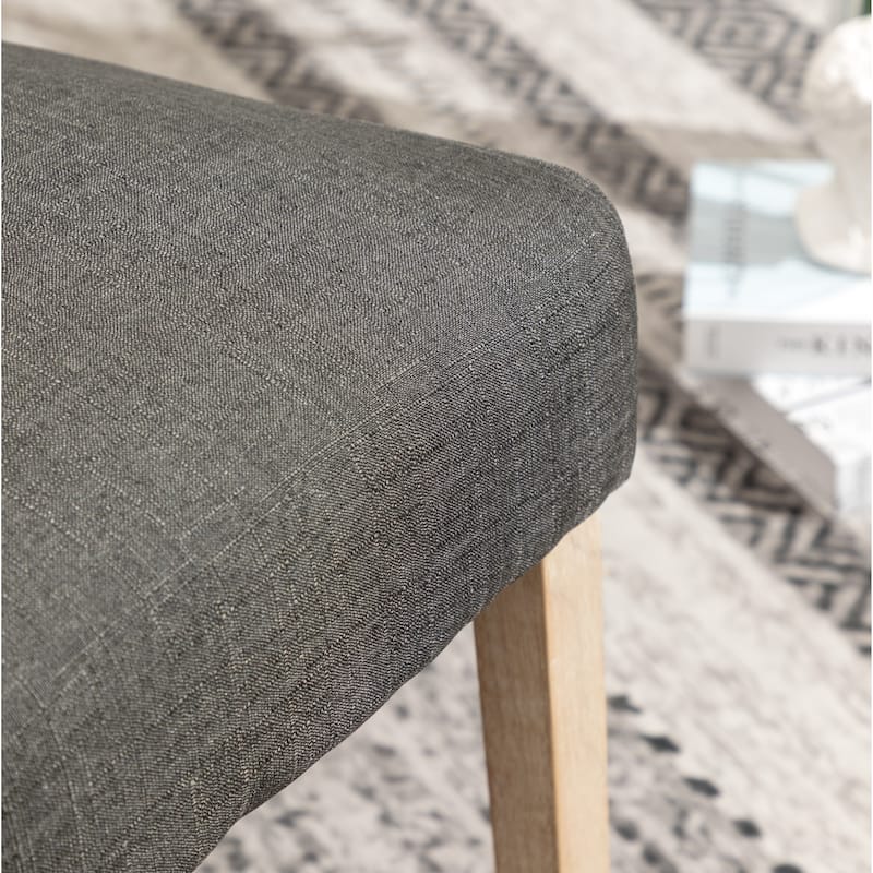 Copper Grove Schwalbach Upholstered Parsons Dining Chair (Set of 2) - Grey
