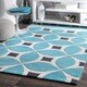 Carson Carrington Braedstrup Handmade Navy Area Rug - Thumbnail 2