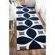Carson Carrington Braedstrup Handmade Navy Area Rug - Thumbnail 40