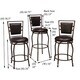 Copper Grove Nantucket Adjustable Bar Stools (Set of 3) - Thumbnail 4