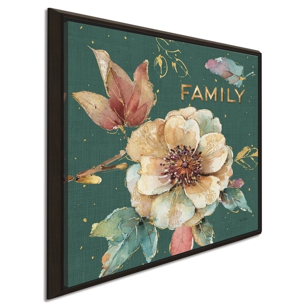 Lisa Audit "Spiced Nature XVII Teal" Giclee Stretched Canvas Wall Art