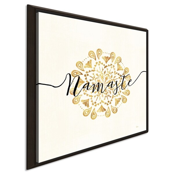 Veronique Charron "Namaste I" Giclee Stretched Canvas Wall Art