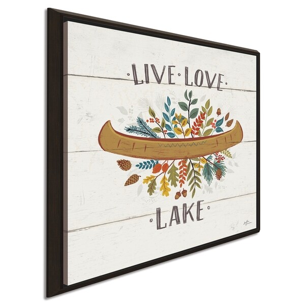 Janelle Penner "Peace and Lodge I" Giclee Stretched Canvas Wall Art