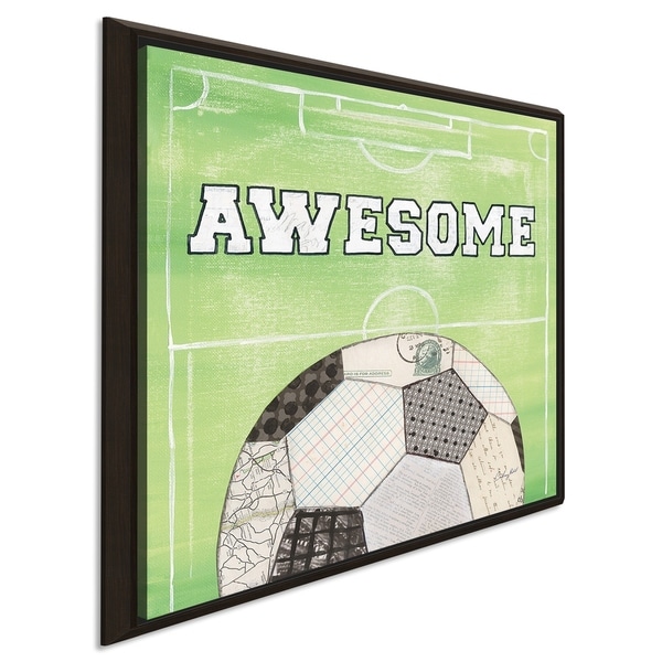 Courtney Prahl "On the Field IV Awesome" Giclee Stretched Canvas Wall Art