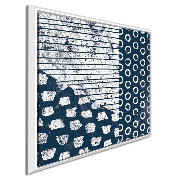Moira Hershey "Mark Making Tile IV" Giclee Stretched Canvas Wall Art