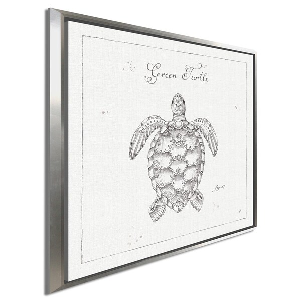 Daphne Brissonnet "Underwater Life VIII" Giclee Stretched Canvas Wall Art