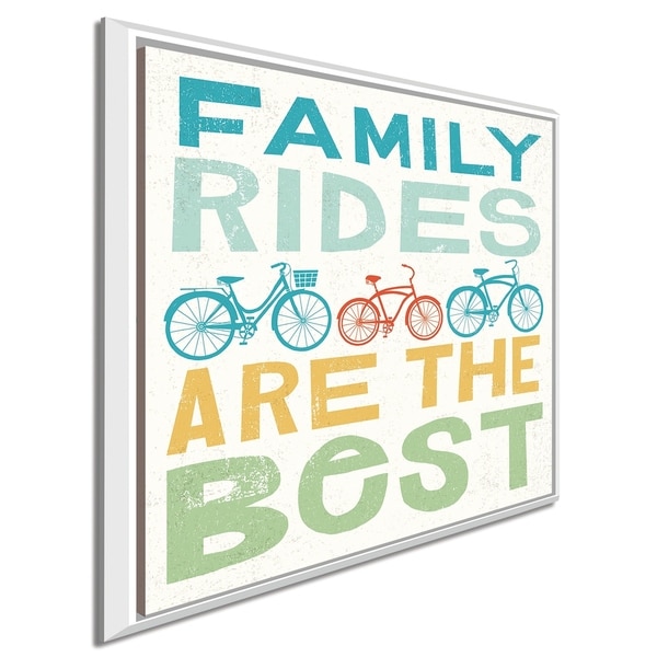 Michael Mullan "Lets Cruise Family Rides I" Giclee Stretched Canvas Wall Art