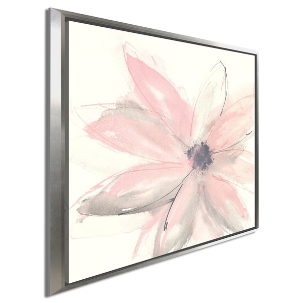 Chris Paschke "Blush Clematis I" Giclee Stretched Canvas Wall Art