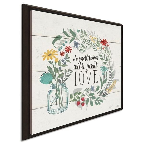 Janelle Penner "Blooming Thoughts IV" Giclee Stretched Canvas Wall Art
