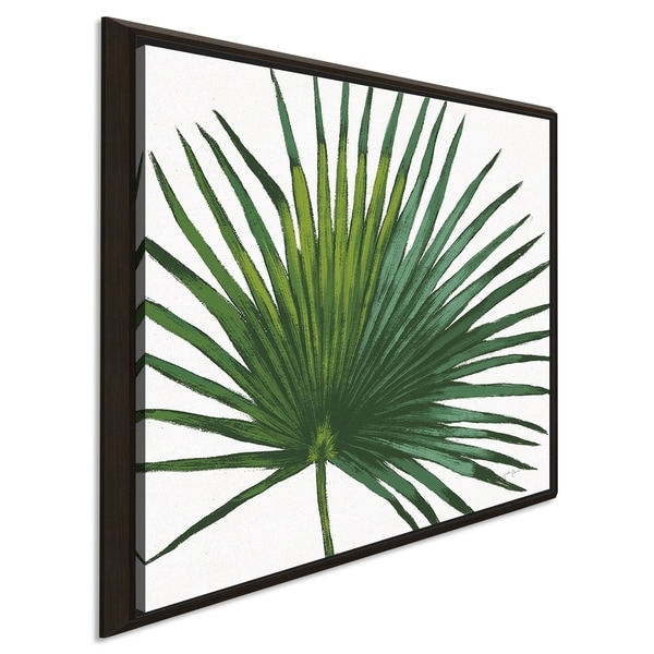 Janelle Penner "Welcome to Paradise XVI on White" Giclee Stretched Canvas Wall Art