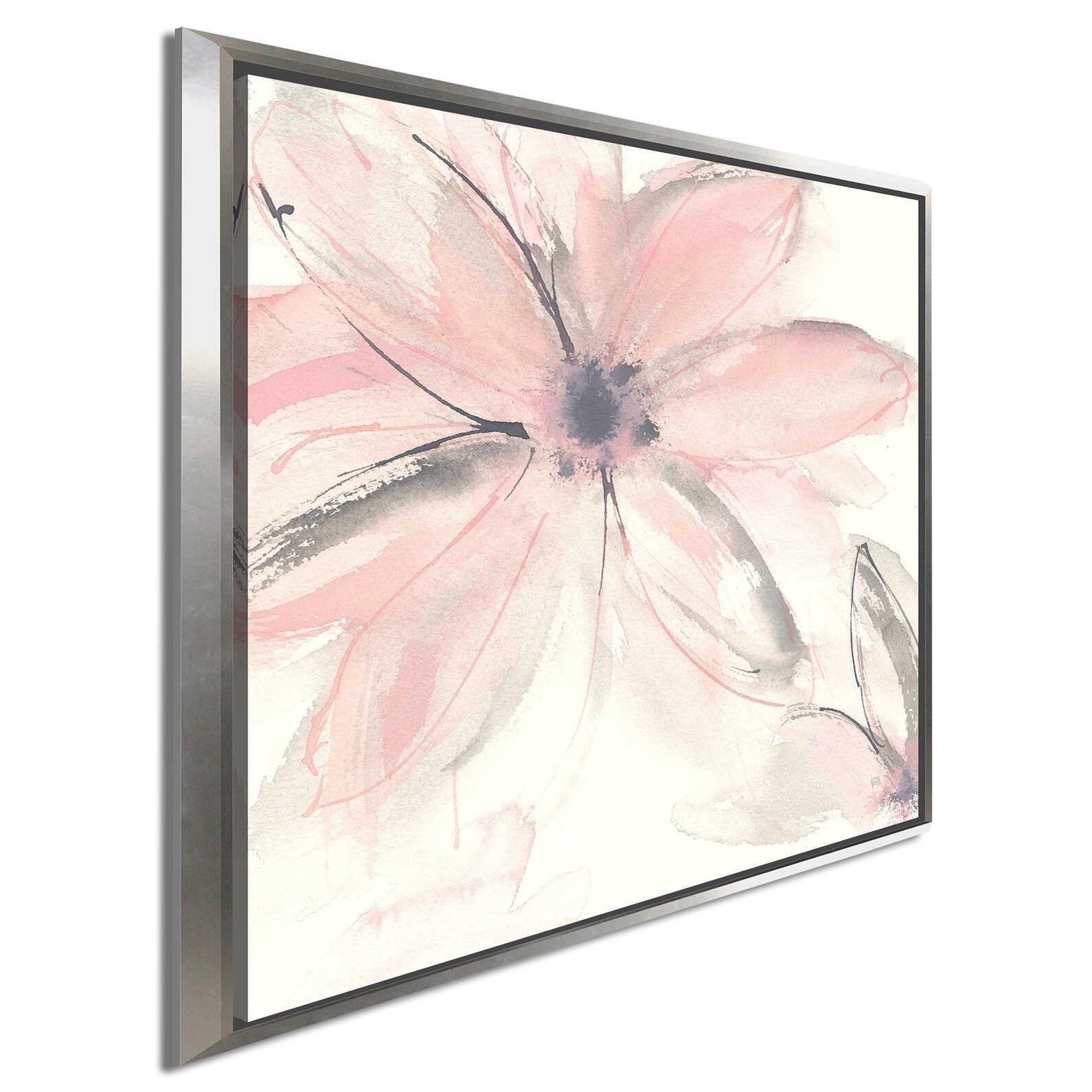Shop Chris Paschke Blush Clematis Ii Giclee Stretched Canvas Wall Art Overstock 20462959