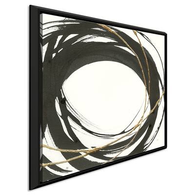 Chris Paschke "Gilded Enso III" Giclee Stretched Canvas Wall Art