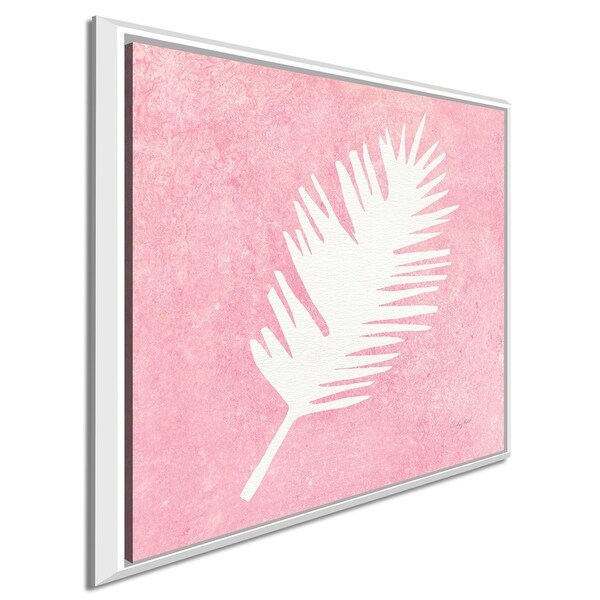 Courtney Prahl "Tropical Fun Palms Silhouette I" Giclee Stretched Canvas Wall Art