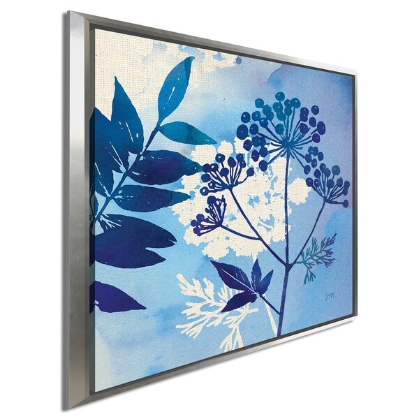 Studio Mousseau "Blue Sky Garden I" Giclee Stretched Canvas Wall Art
