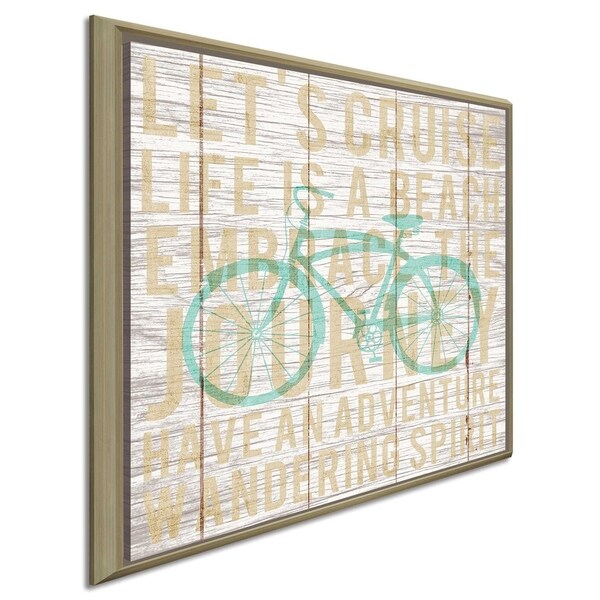 Michael Mullan "Bon Voyage Cruiser II" Canvas Print in Floating Frame