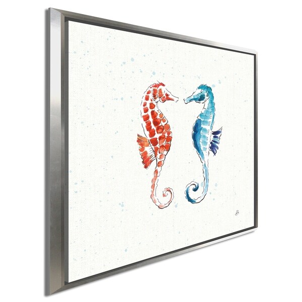 Daphne Brissonnet "Maritime IX" Giclee Stretched Canvas Wall Art