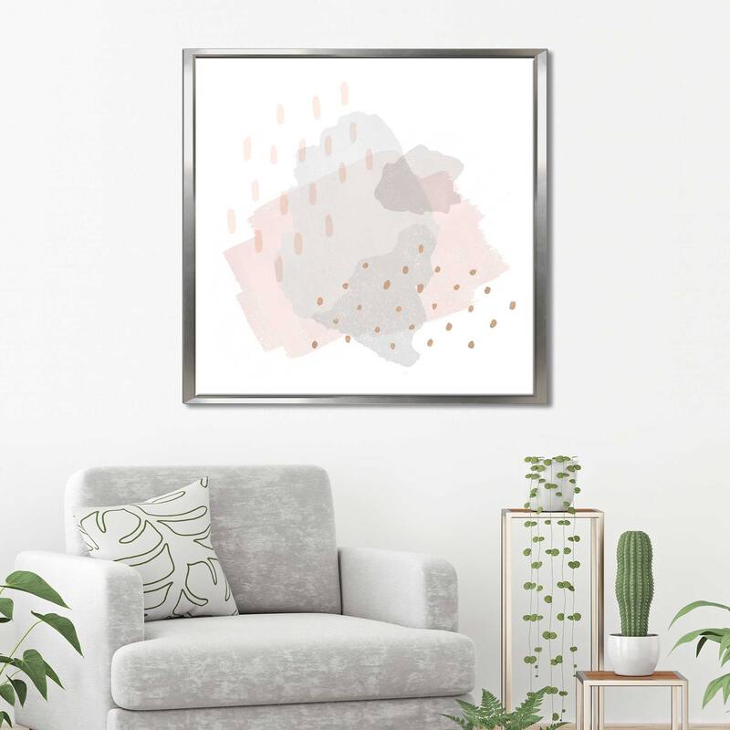 Moira Hershey "Lovely Blush III" Giclee Stretched Canvas Wall Art