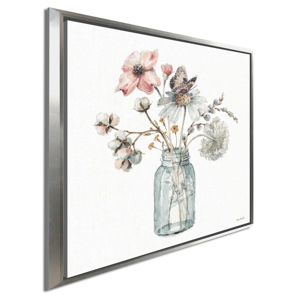 Lisa Audit "A Country Weekend IX" Canvas Print in Floating Frame