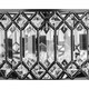 preview thumbnail 4 of 13, Silver Orchid Furey Bronze Tiered Glass Semi-flush Lighting Fixture - 14.75"L x 14.75"W x 15.25"H - 14.75"L x 14.75"W x 15.25"H
