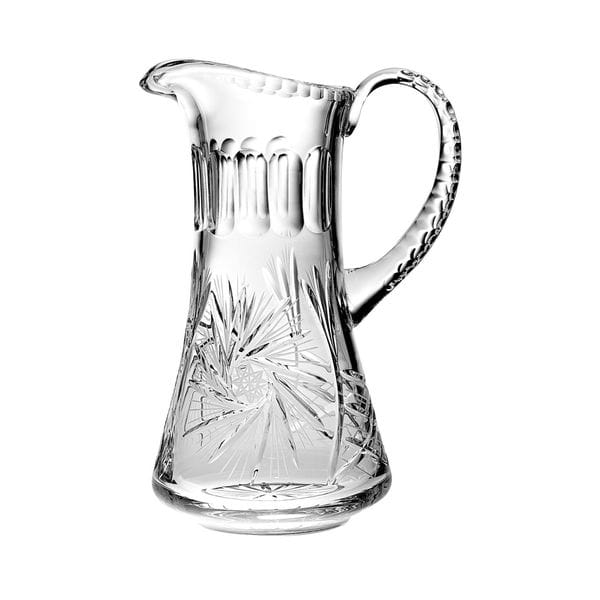 Shop Majestic Gifts Hand Cut Mouth Blown Crystal Pitcher 54oz 11 Height Made In Europe Overstock 20464049