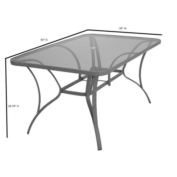 Shop Avenue Greene Grey Outdoor Patio Dining Table Overstock 20464601