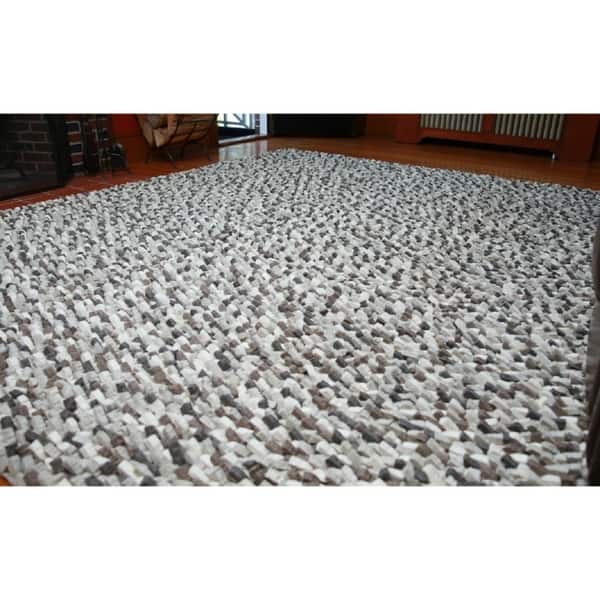 Shop Mats Inc Felted Wool Hand Tufted Area Rug 8 X 10 Free